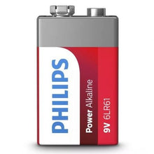 -1-Pila Alcalina Philips 6LR61P1B/10/ 9V-1