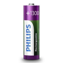-1-Pack de 4 Pilas AA Philips R6B4A130/10/ 1.2V/ Recargables-1