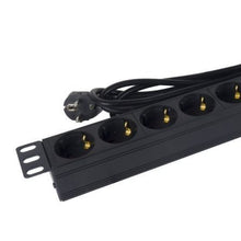 -3-Regleta con Interruptor Phasak BNS 1518/ 8 Tomas de Corriente/ Cable 1.5m/ Negro-3