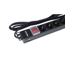 -4-Regleta con Interruptor Phasak BNS 1520/ 8 Tomas de Corriente/ Cable 3m/ Negro-4