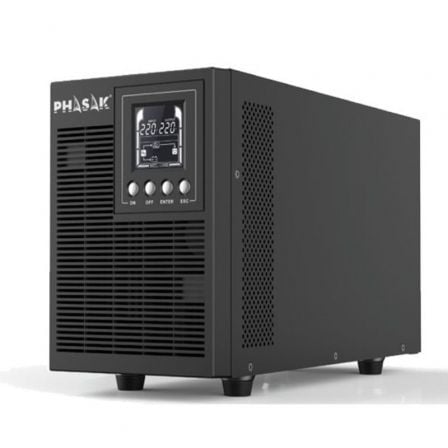 --SAI Online Phasak 2000 VA Online LCD/ 2000VA-1800W/ 4 Salidas/ Formato Torre-