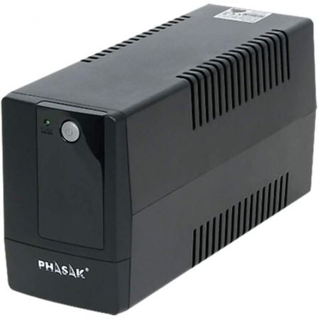 --SAI Línea Interactiva Phasak Basic Interactive 600 VA/ 600VA-360W/ 2 Salidas/ Formato Torre-