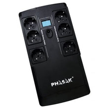 -3-SAI Línea Interactiva Phasak Kryptos 800 VA/ 480W/ 6 Salidas/ Formato Bloque-3