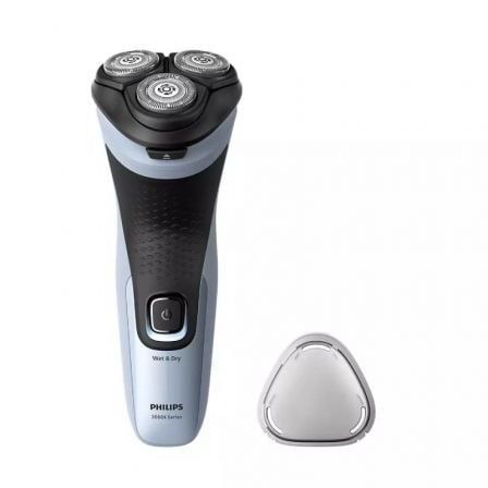 --Afeitadora Philips Shaver Series 3000X X3003/00/ con Batería/ 2 Accesorios-