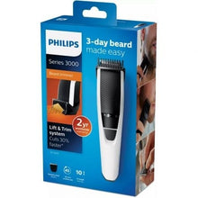 -3-Cortabarbas Philips Beardtrimmer series 3000 BT3206/14/ con Batería/ 4 Accesorios-3
