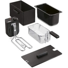 -1-Freidora Princess Black Flyer 182727/ 2000W/ Capacidad 3L-1