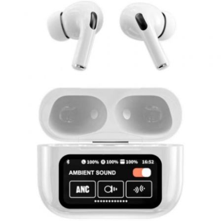 --Auriculares Bluetooth Qubo TWS-400WT con estuche de carga/ Autonomía 4h/ Blancos-