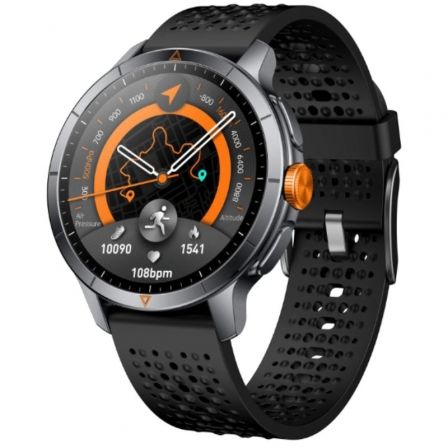 --Smartwatch Qubo SMT-500AGP/ Notificaciones/ Frecuencia Cardíaca/ Negro-