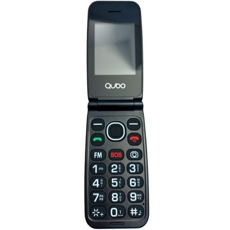--Teléfono Móvil Qubo NEONW-BK 4G para Personas Mayores/ Negro-