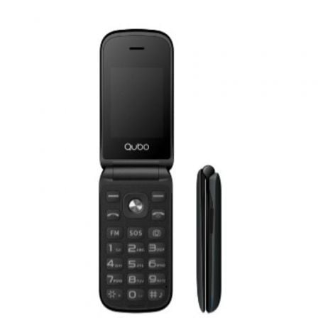 --Teléfono Móvil Qubo X-209 4G para Personas Mayores/ Negro-