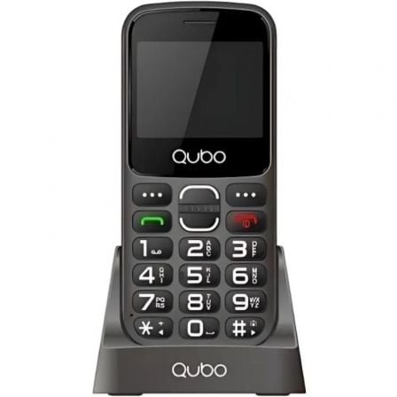 --Teléfono Móvil Qubo X-230BKC 4G para Personas Mayores/ Negro-