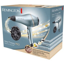 -3-Secador Remington Shine Therapy Pro AC9300/ 2200W/ Iónico/ Negro y Azul-3