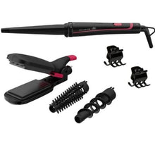 --Rizador para el Pelo Rowenta Multistyler CF422LF0/ Negro y Rosa-