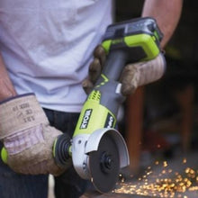 -2-Amoladora Sin Cable Ryobi ONE+ R18AG-140S/ 1 Batería 18V 4.0 Ah/ Cargador 2.0 A/ Bolsa de Transporte-2