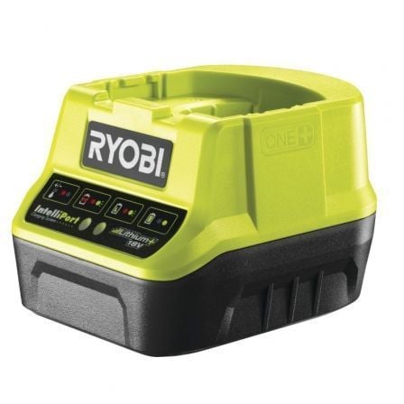 --Cargador de Baterías Ryobi ONE+ RC18120 Litio-ion/ 18V 2.0 Ah/ Sin batería-