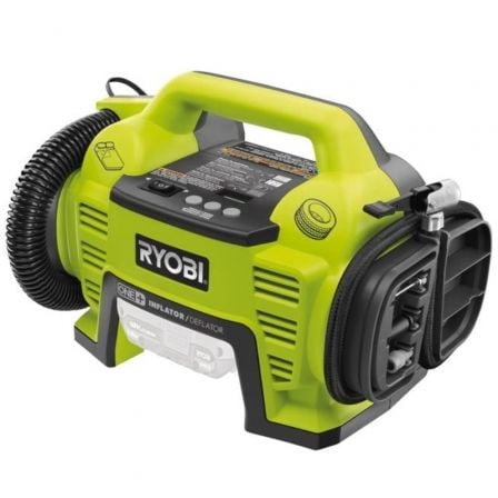 --Compresor-inflador Sin Cable Ryobi ONE+ R18I-0/ 18V / Sin Batería ni Cargador-