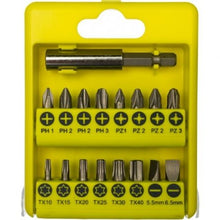 -2-Estuche de 21 Puntas para Atornillar Ryobi RAK17SD-2
