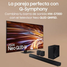 -3-Barra de Sonido con Bluetooth Samsung Ultra Slim HW-S700D/ZF 2024/ 3.1-3