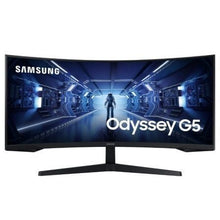 --Monitor Gaming Ultrapanorámico Curvo Samsung Odyssey G5 LC34G55TWWP 34