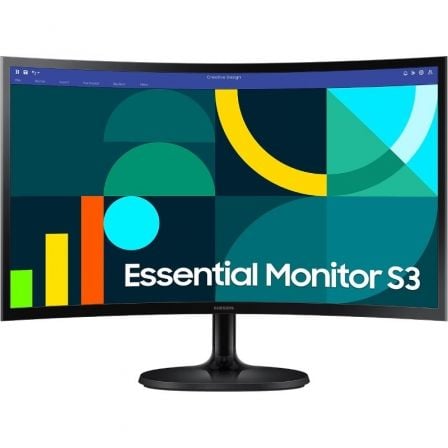 --Monitor Profesional Curvo Samsung Essential Monitor S3 S36GD S24D364GAU/ 24