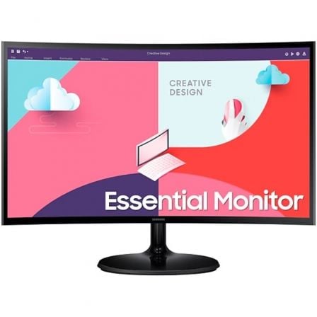 --Monitor Profesional Curvo Samsung Essential Monitor S36C S27C364EAU/ 27