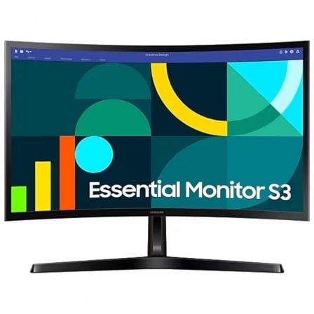 --Monitor Curvo Samsung Essential Monitor S3 S27D366GAU/ 27