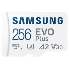 -1-Tarjeta de Memoria Samsung EVO Plus 2023 256GB microSD XC con Adaptador/ Clase 10/ 160MBs-1