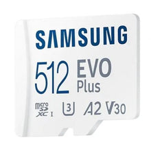 -2-Tarjeta de Memoria Samsung EVO Plus 2023 512GB microSD XC con Adaptador/ Clase 10/ 160MBs-2