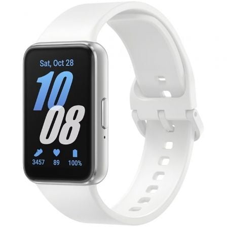 --Pulsera Smartband Samsung Galaxy Fit 3/ Plateada-