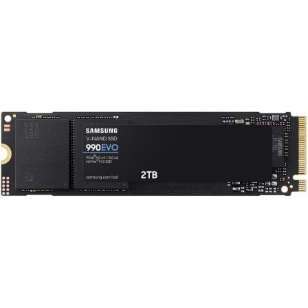 --Disco SSD Samsung 990 EVO 2TB/ M.2 2280 PCIe Gen5/ Compatible con PS5 y PC/ Full Capacity-