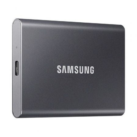 --Disco Externo SSD Samsung Portable T7 2TB/ USB 3.2/ Gris-