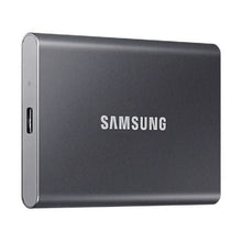 --Disco Externo SSD Samsung Portable T7 4TB/ USB 3.2/ Gris-