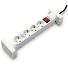 --Regleta con interruptor Salicru SAFE 4S/ 4 Tomas de corriente/ Cable 1.4m/ Blanca-