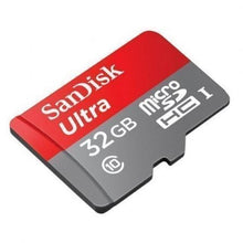 -2-Tarjeta de Memoria SanDisk Ultra 32GB microSD HC UHS-I con Adaptador/ Clase 10/ 120MBs-2