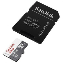 -2-Tarjeta de Memoria SanDisk Ultra 64GB microSD XC con Adaptador/ Clase 10/ 100MB/s-2