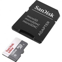 -1-Tarjeta de Memoria SanDisk Ultra 128GB microSD XC con Adaptador/ Clase 10/ 80MB/s-1