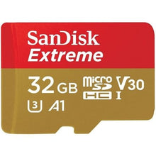 -1-Tarjeta de Memoria SanDisk Extreme 32GB microSD HC UHS-I con Adaptador/ Clase 10/ 100MBs-1