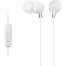 --Auriculares Intrauditivos Sony MDR-EX15AP/ con Micrófono/ Jack 3.5/ Blancos-