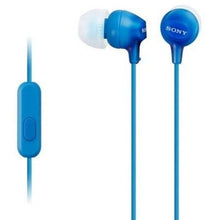 --Auriculares Intrauditivos Sony MDR-EX15APLI/ con Micrófono/ Jack 3.5/ Azules-