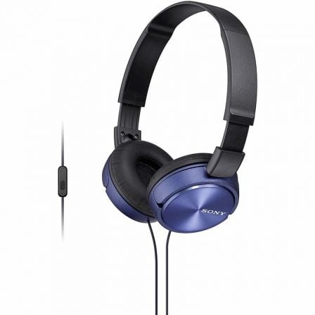 --Auriculares Sony MDRZX310APL/ con Micrófono/ Jack 3.5/ Azules-