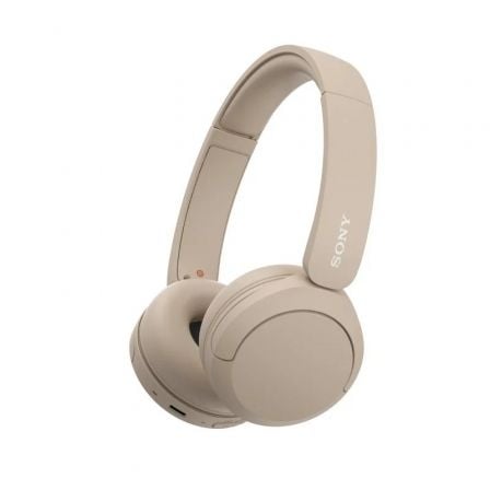 --Auriculares Inalámbricos Sony WH-CH520/ con Micrófono/ Bluetooth/ Beige-