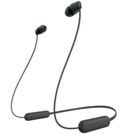 --Auriculares Inalámbricos Intrauditivos Sony WI-C100/ con Micrófono/ Bluetooth/ Negros-