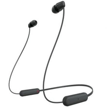 --Auriculares Inalámbricos Intrauditivos Sony WI-C100/ con Micrófono/ Bluetooth/ Negros-