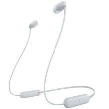 --Auriculares Inalámbricos Intrauditivos Sony WI-C100/ con Micrófono/ Bluetooth/ Blancos-