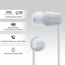 -3-Auriculares Inalámbricos Intrauditivos Sony WI-C100/ con Micrófono/ Bluetooth/ Blancos-3