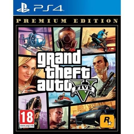 --Juego para Consola Sony PS4 Grand Theft Auto V Edición Premium-