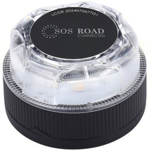 -1-Luz baliza de emergencia para coche SOS Road Connected EL2024 V16/ Homologada/ Base Imantada/ Geolocalizable/ Funciona a Pilas-1
