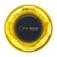 -2-Luz baliza de emergencia para coche SOS Road Connected EL2024 V16/ Homologada/ Base Imantada/ Geolocalizable/ Funciona a Pilas-2