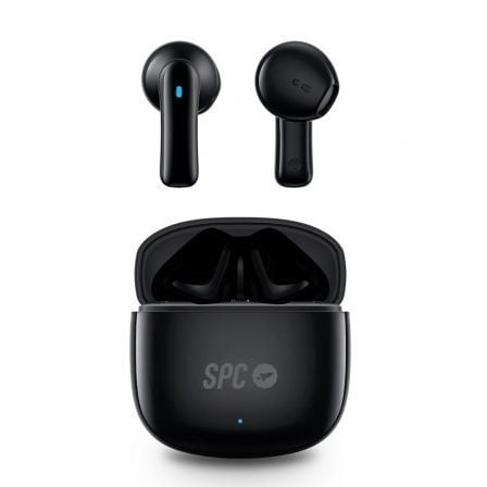 --Auriculares Bluetooth SPC Zion 2 Play con estuche de carga/ Autonomía 7h/ Negros-