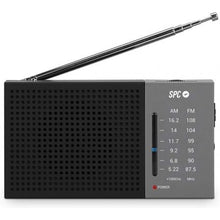 --Radio Portátil SPC Jetty Lite/ Negra-